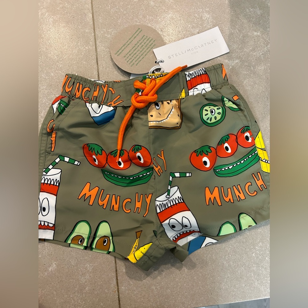 Stella McCartney boys brand new bathing suit, size 2